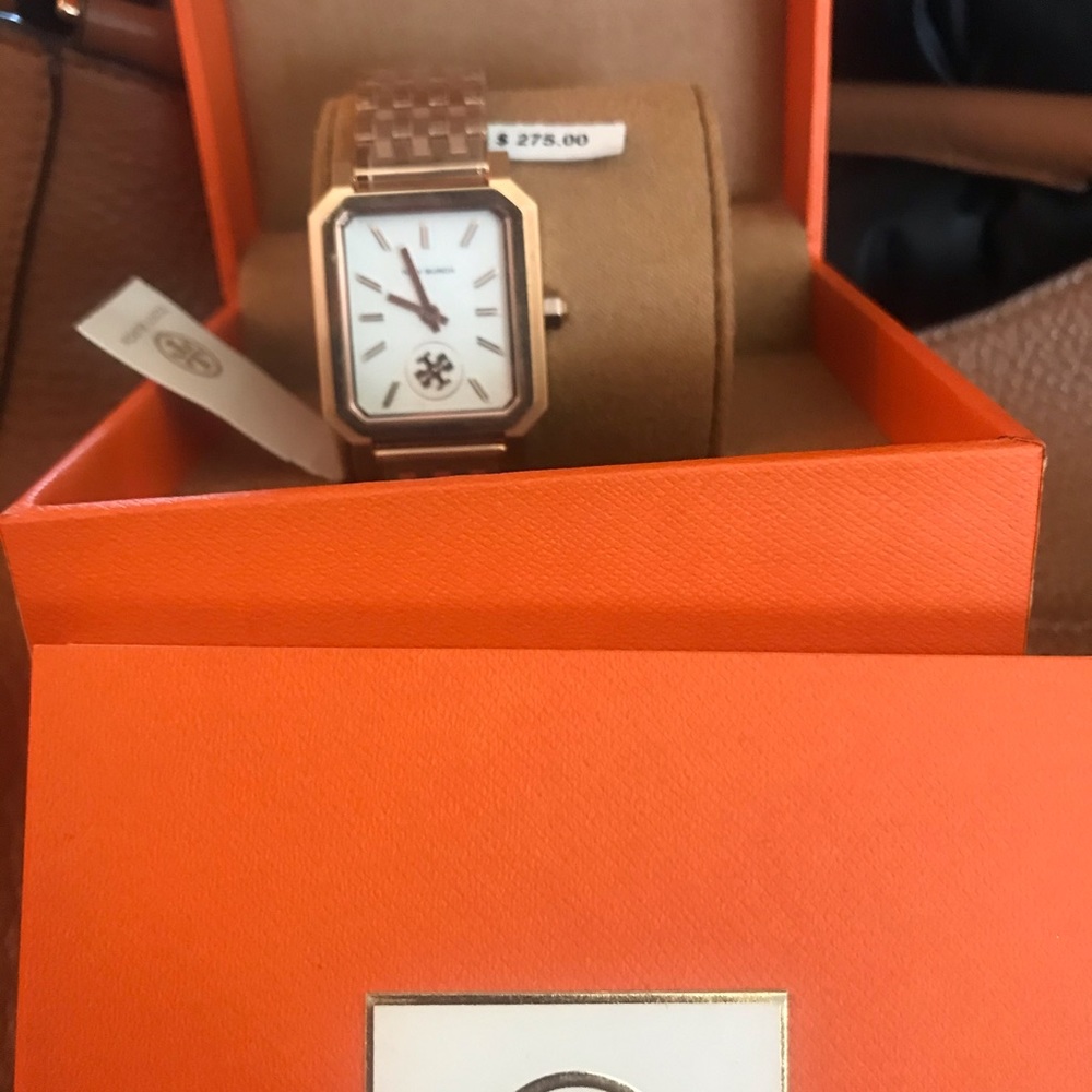 Tory Burch Rose Gold Watch NWT